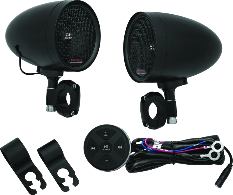 Kuryakyn Road Thunder Speaker Pods for Motorcycles (Bluetooth)