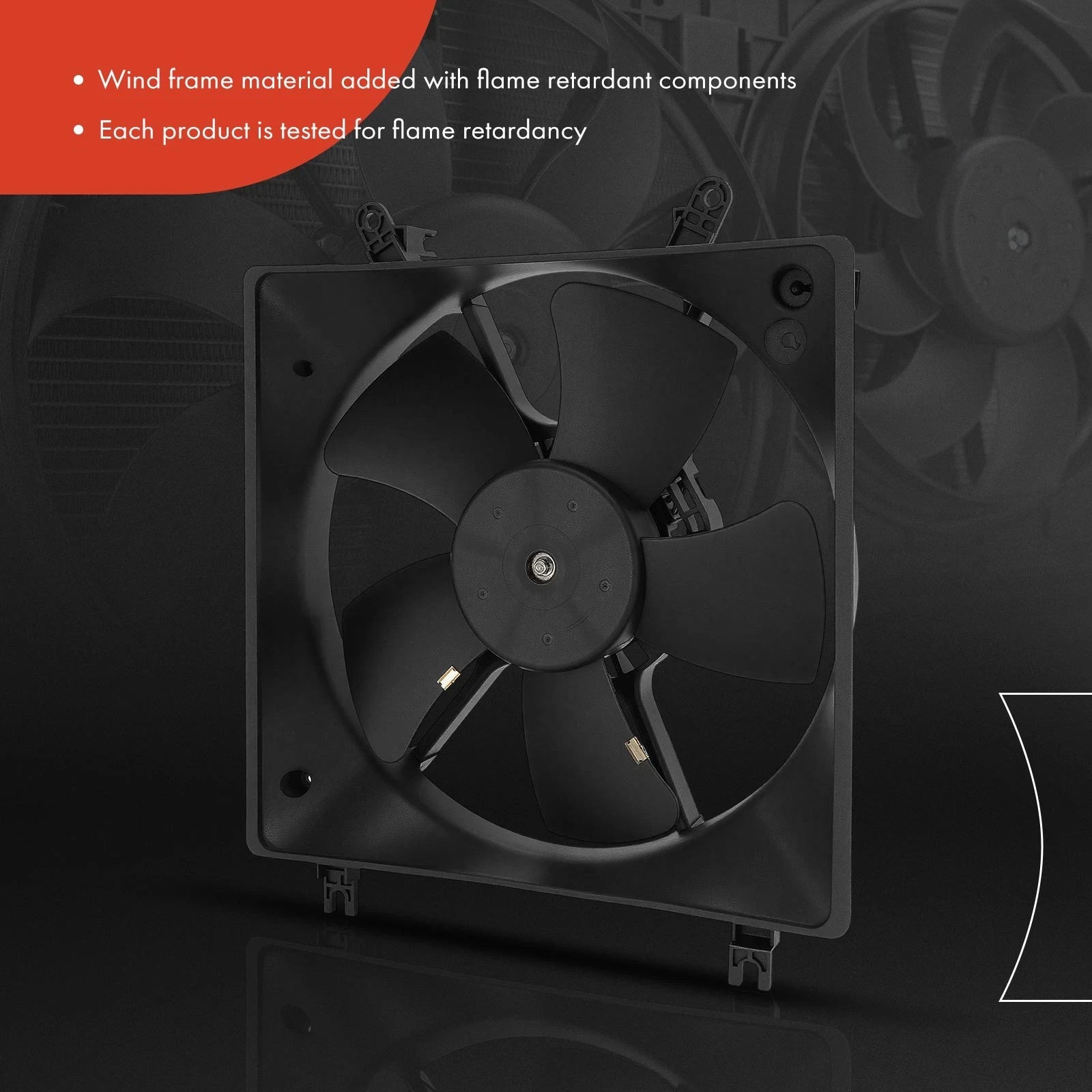 A/C Condenser Fan Assembly with Shroud for Dodge Avenger (1995–1999)