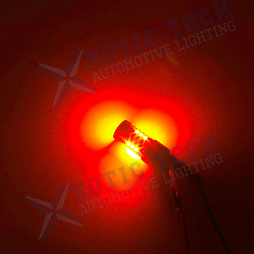 Strobe High Power Red LED Turn Signal Brake Stop Tail Light Bulbs for 2004-2016
