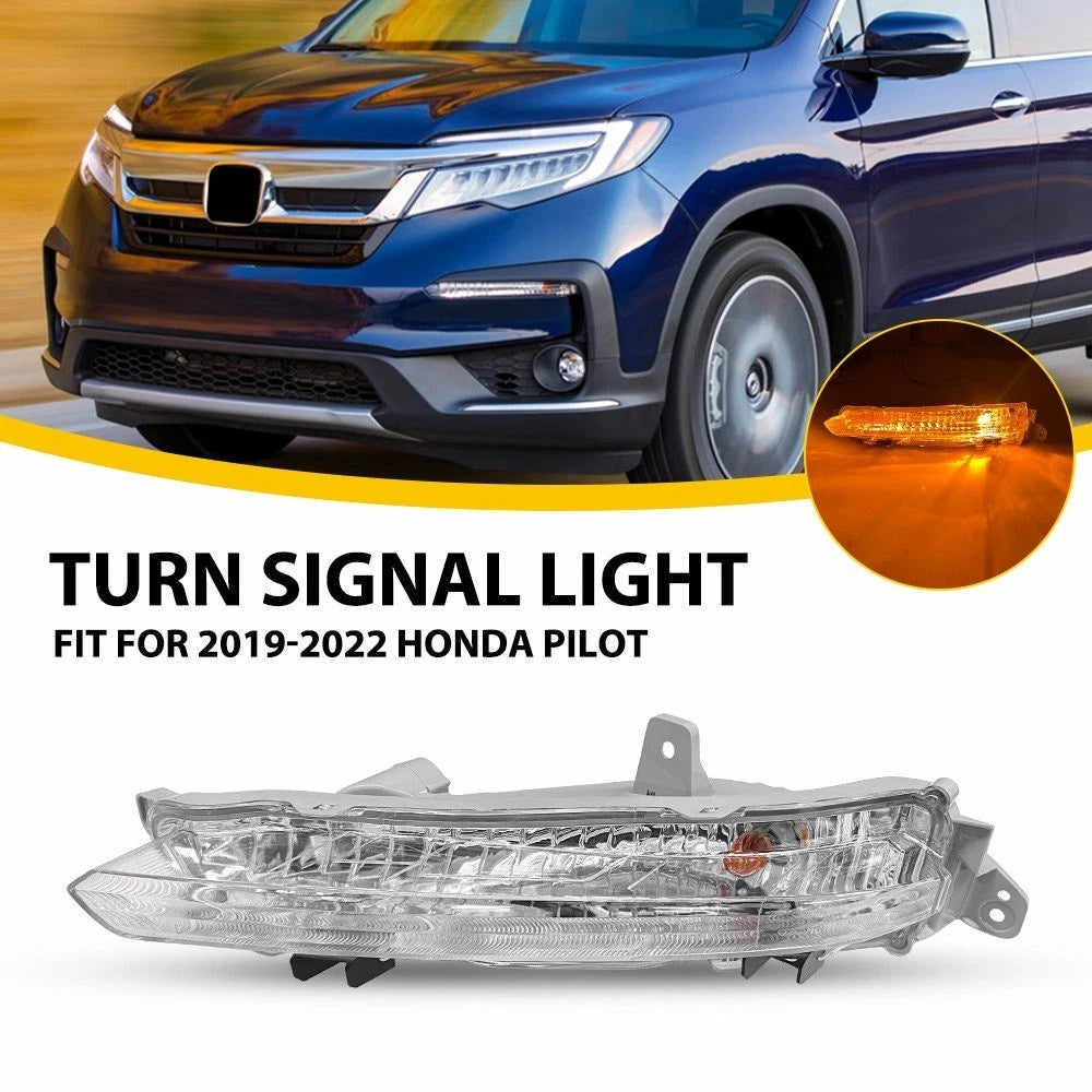 Front Turn Signal Light Left Hand for Honda Pilot (2019–2022)