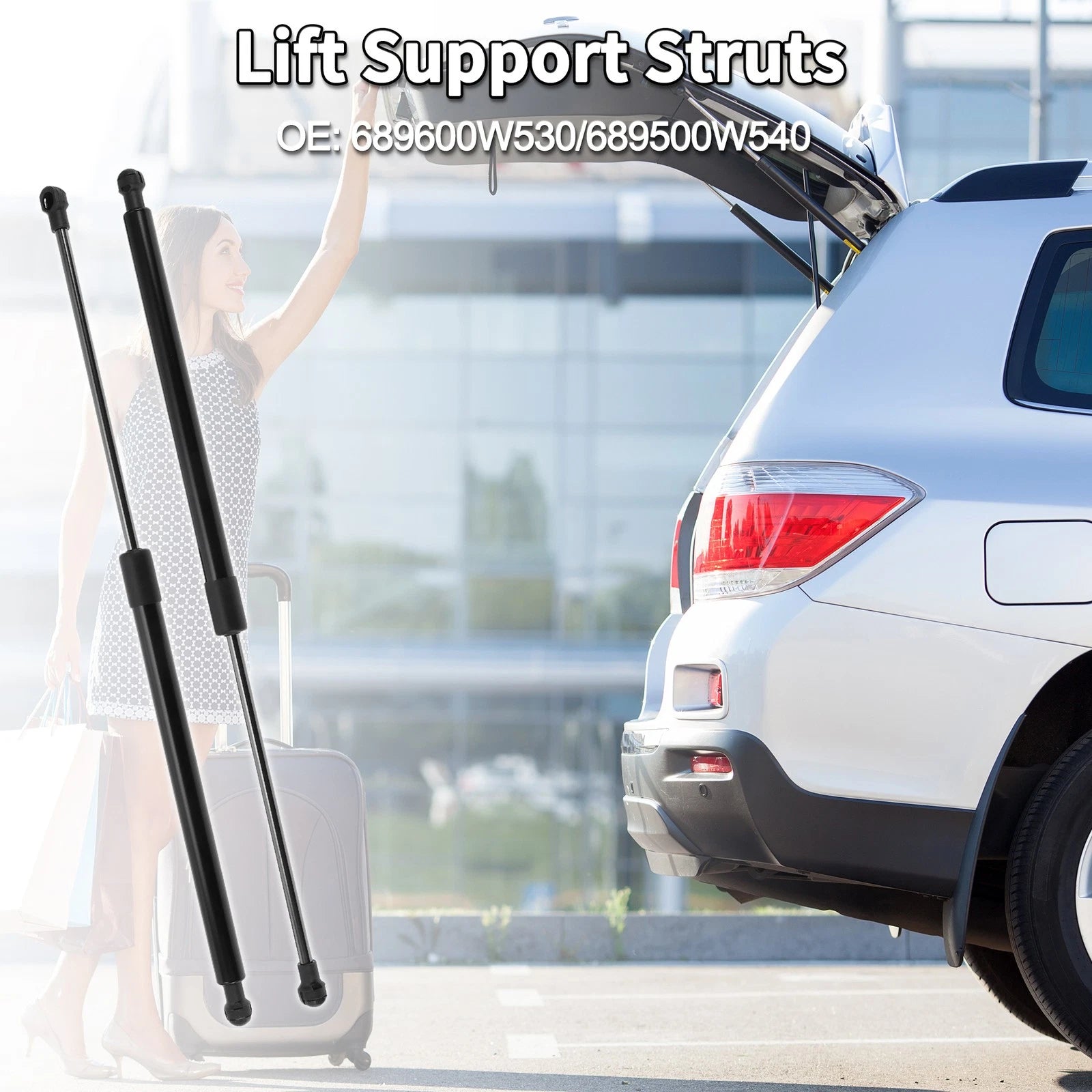 Rear Hatch Lift Supports Struts No. 689600W530 for Toyota Prius (2010–2012)