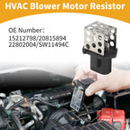 HVAC Blower Motor Resistor  (No. 15212798/20815894)