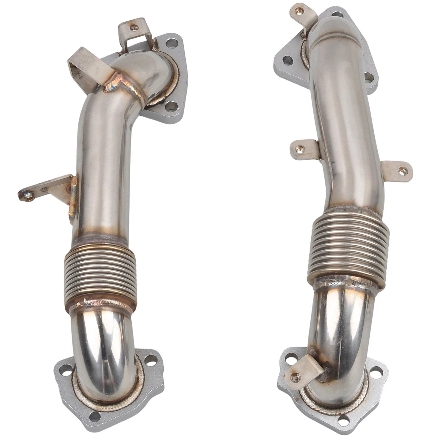 SS Replacement Exhaust Pipes for Silverado Sierra 6.6L L5P Duramax (2017–2020)