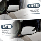 Left Side Mirror Cover Cap for Honda Fit (2009–2013) - White