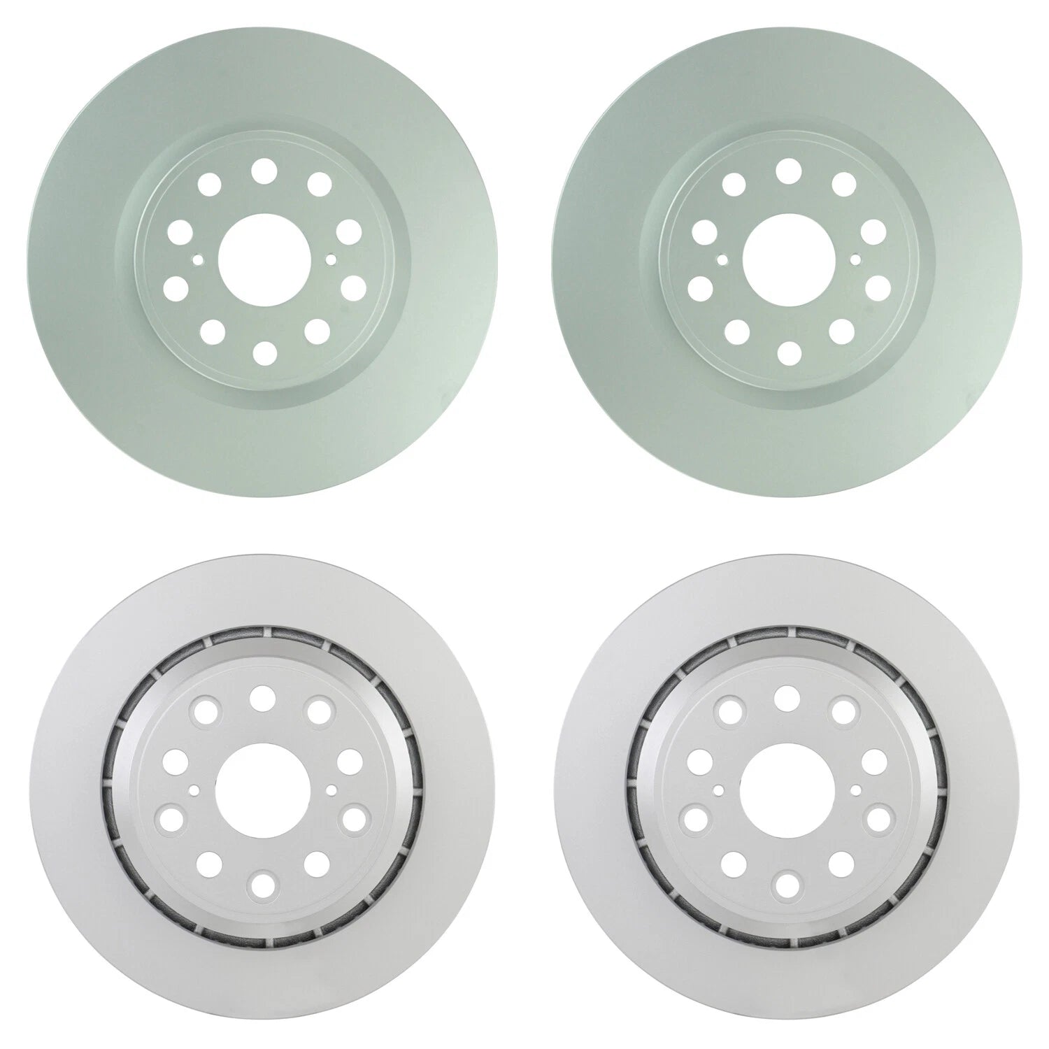 Bosch QuietCast Disc Brake Pad Kit & Vented Rotors for Lexus LS460 (2007–2017)