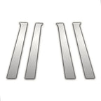 4Pc Chrome Pillar Post Covers Replacement for Chevy Aveo Sedan (2009–2011)