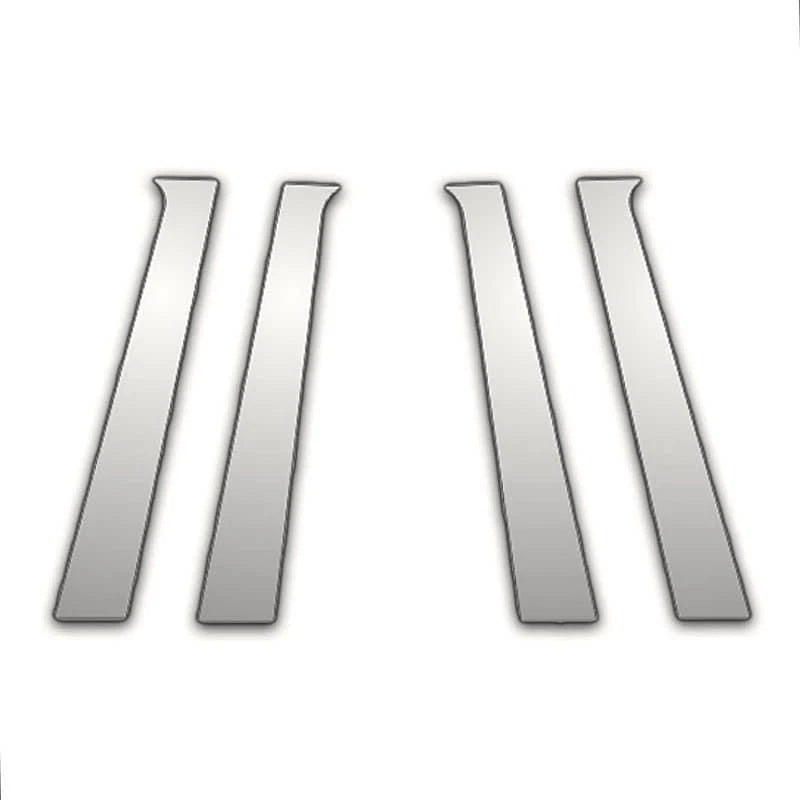 4Pc Chrome Pillar Post Covers Replacement for Chevy Aveo Sedan (2009–2011)