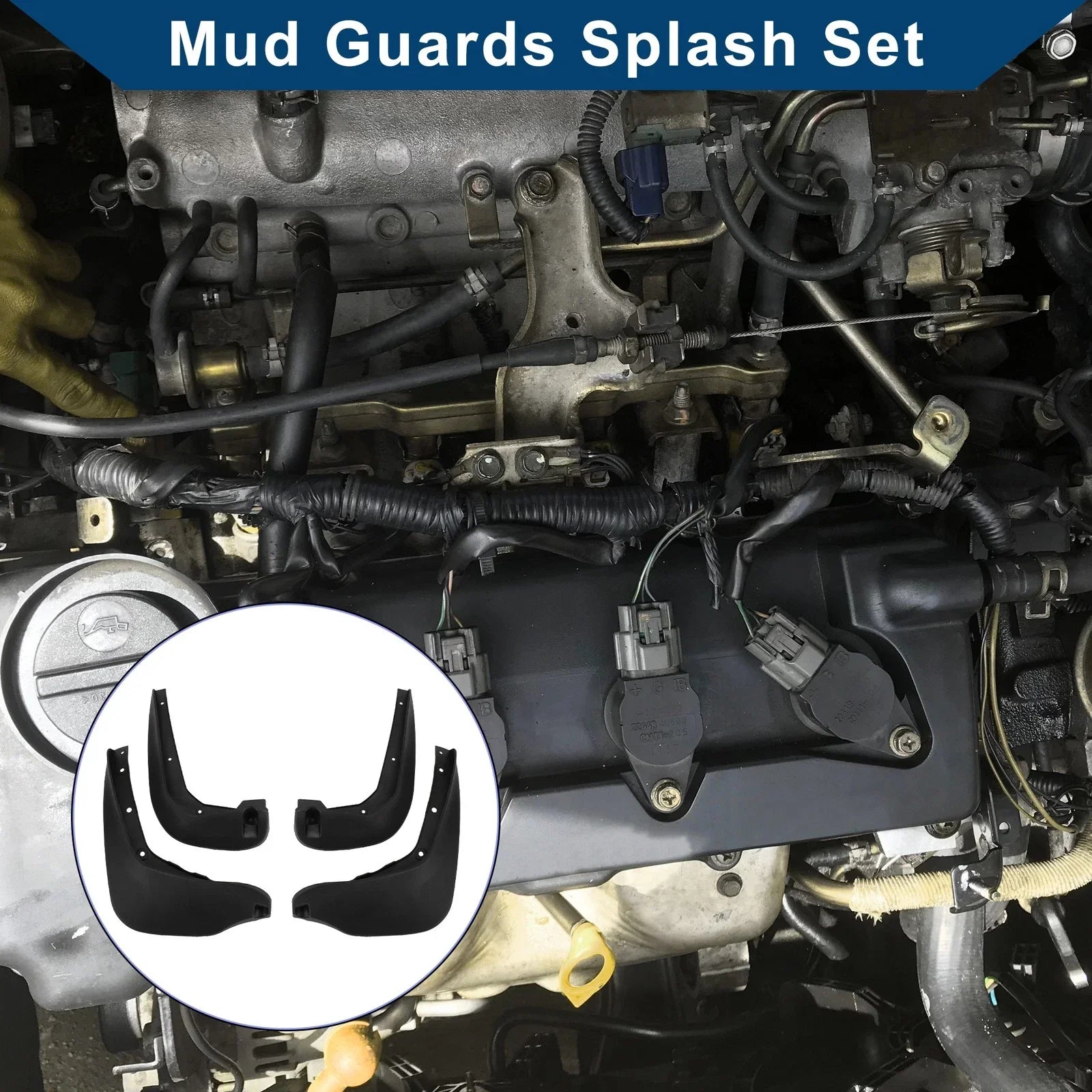 Mud Flaps Splash Guards Mud Guards for BMW MINI COUNTRYMAN R60 (2010-2016)