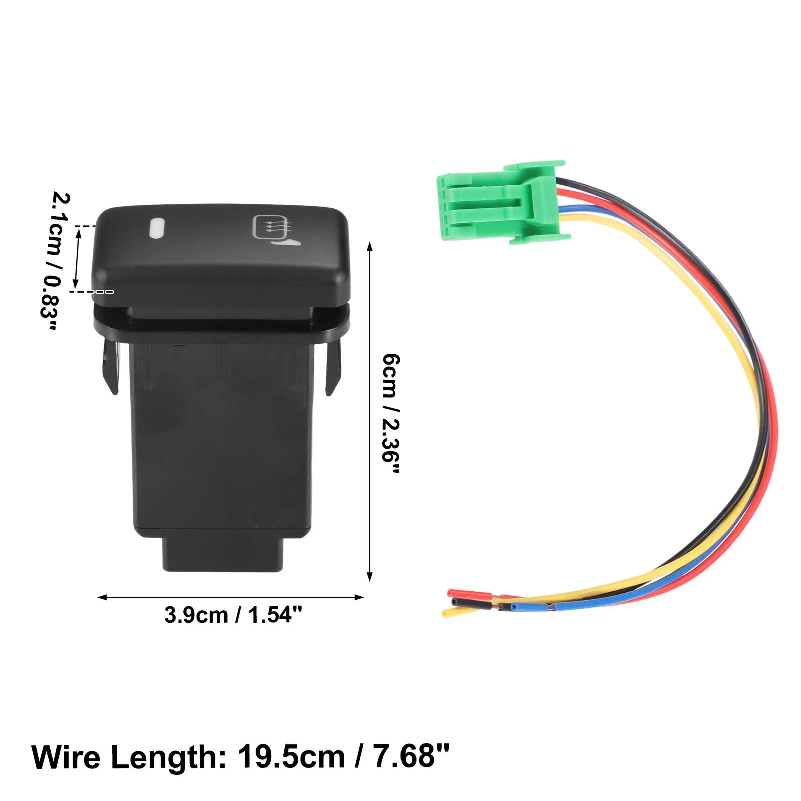 Rearview Mirror Heating Switch for Toyota Alphard (2015–2020)