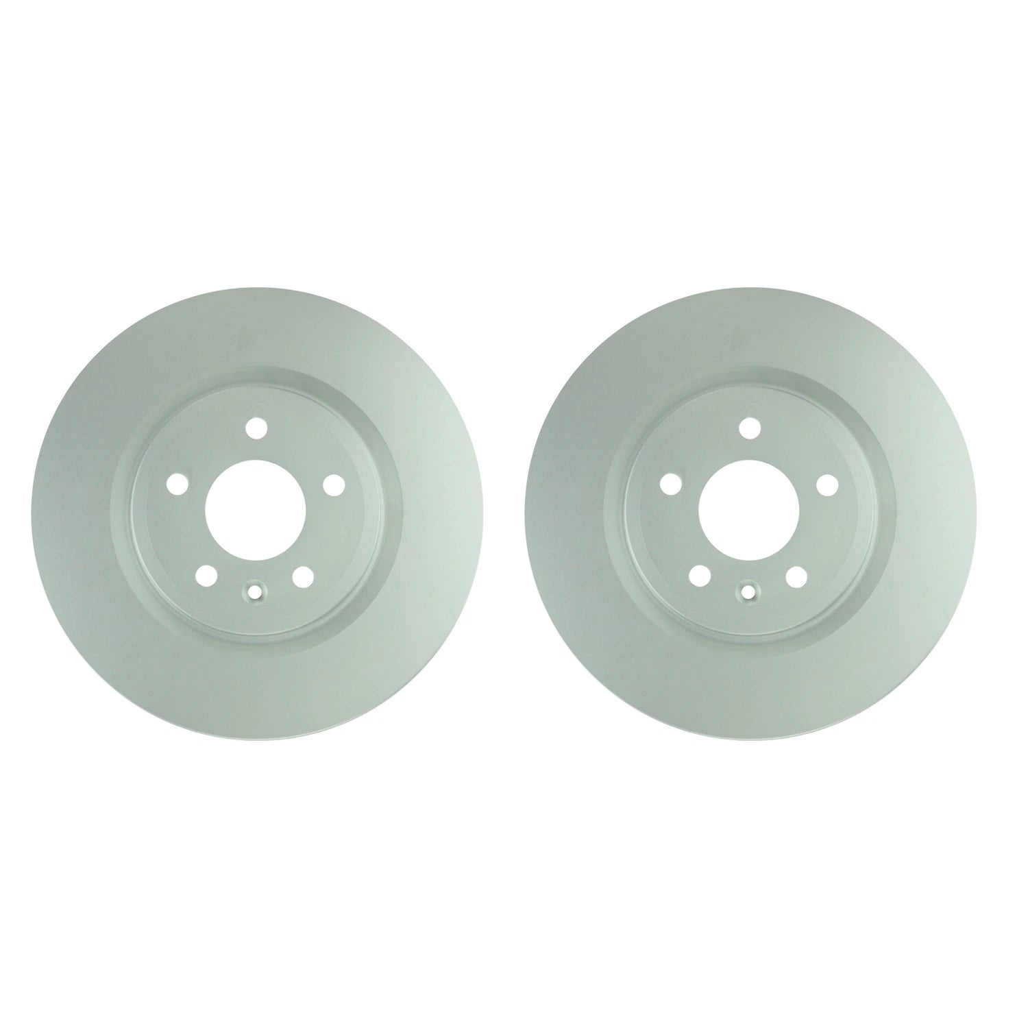 Set of 2 Bosch QuietCast Front Disc Brake Rotors for Explorer Flex MKS MKT (2009–2019)