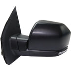 Set of 2 Mirrors for Ford F-150 (2015–2018) with Puddle Light, Textured Black