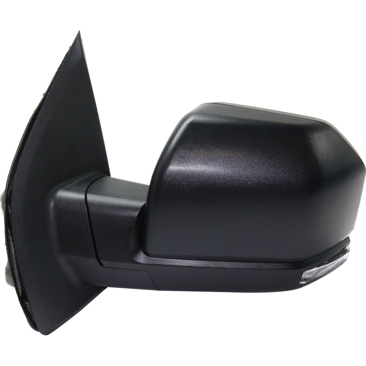 Set of 2 Mirrors for Ford F-150 (2015–2018) with Puddle Light, Textured Black