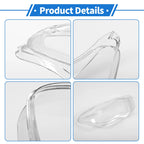 1 Pcs Headlight Lens Cover for BMW 7 Series E66/E65 (2002–2005) PC Clear