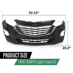 Front Bumper Cover Grille Kit for Chevrolet Equinox (2018–2021)