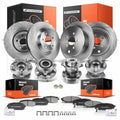 Set of 4 Disc Rotors & Brake Pads for Subaru (2010–2013)
