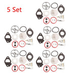 Set of 5 Carburetor Rebuild Kits for Briggs & Stratton Nikki (796184)