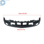 Black Steel Front Bumper for Chevy Silverado 1500 (2014–2015) W/O Sensor Holes