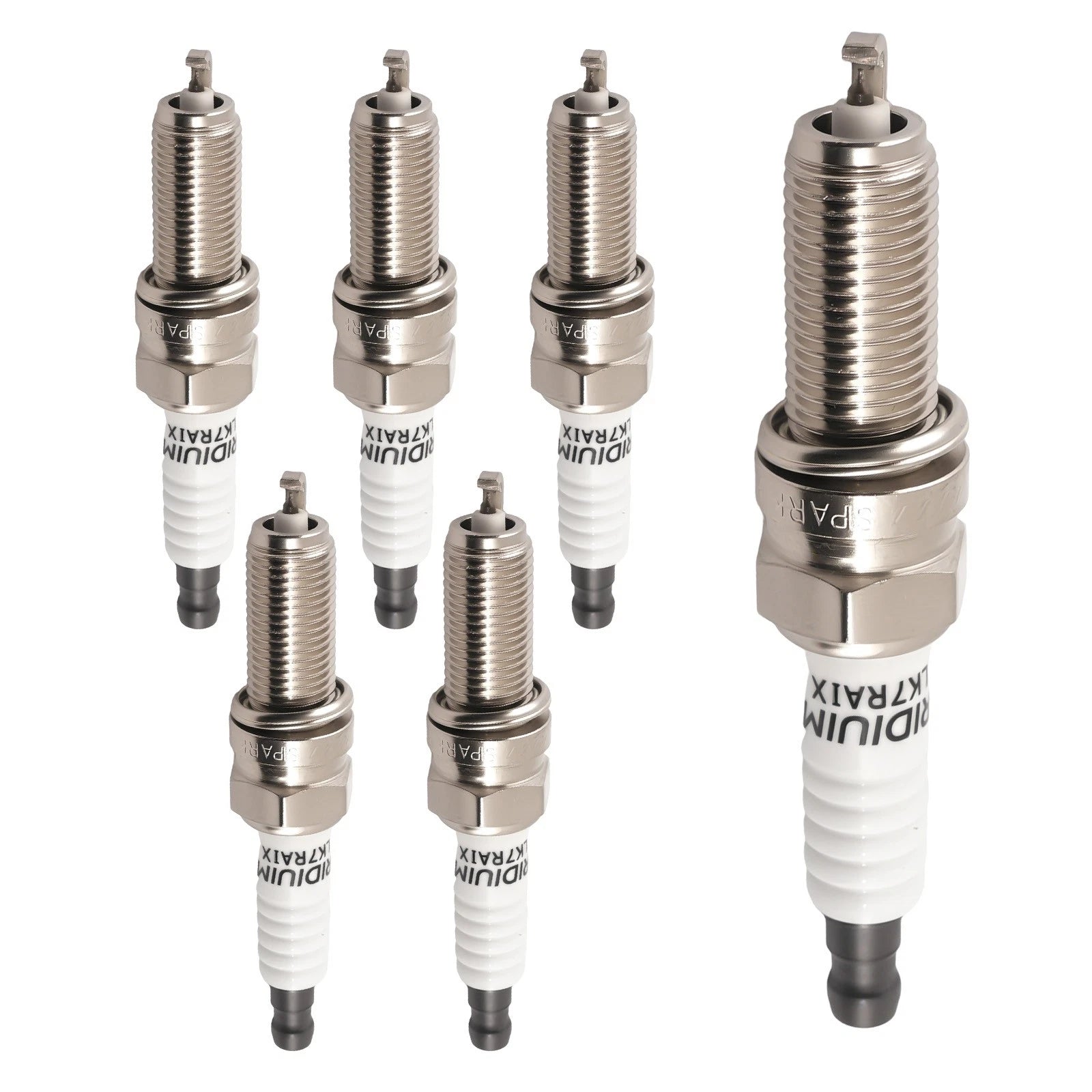 Set of 6 Iridium Spark Plugs for Mercedes-Benz C216 S350 (2006) LKR7AIX