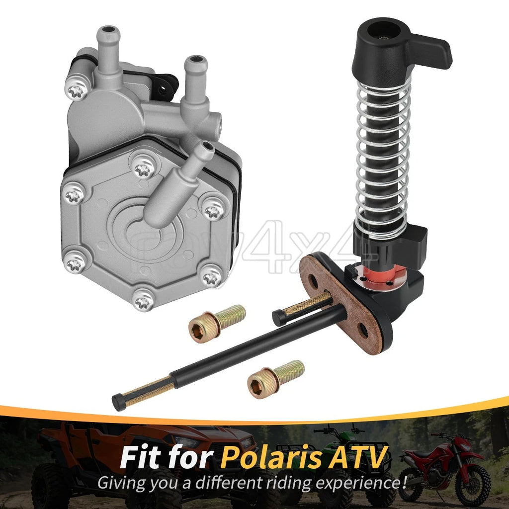 Petcock Fuel Shutoff Valve & Pump for Polaris Magnum Scrambler (1995–2000)