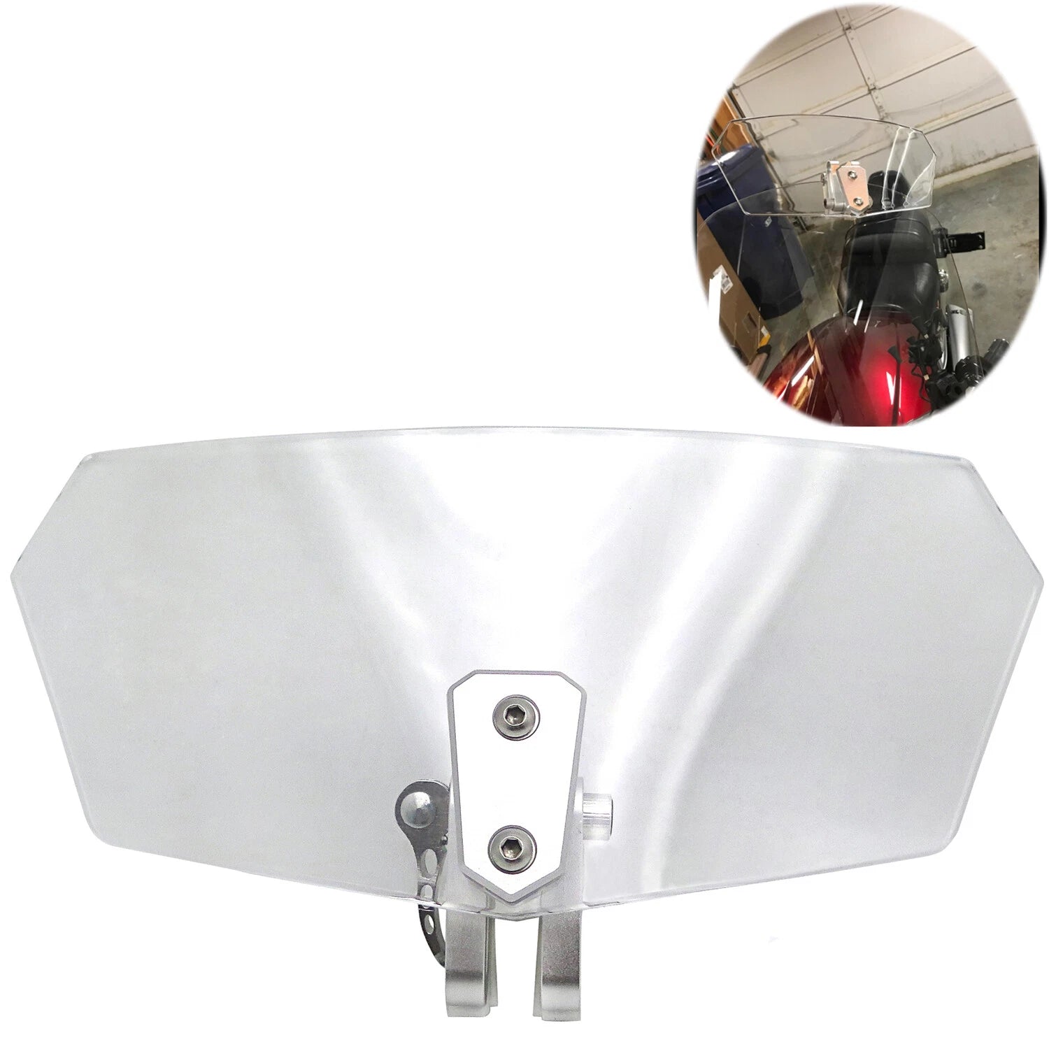 Adjustable Windshield Extension Spoiler for V-Strom 650, 1000 (2004–2023)