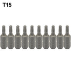 10pcs Torx Screw Driver Bits Set for Automotive Repairs