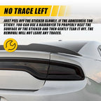 Dark Smoke Tail Light PreCut Overlay Vinyl for Charger (2015–2023)