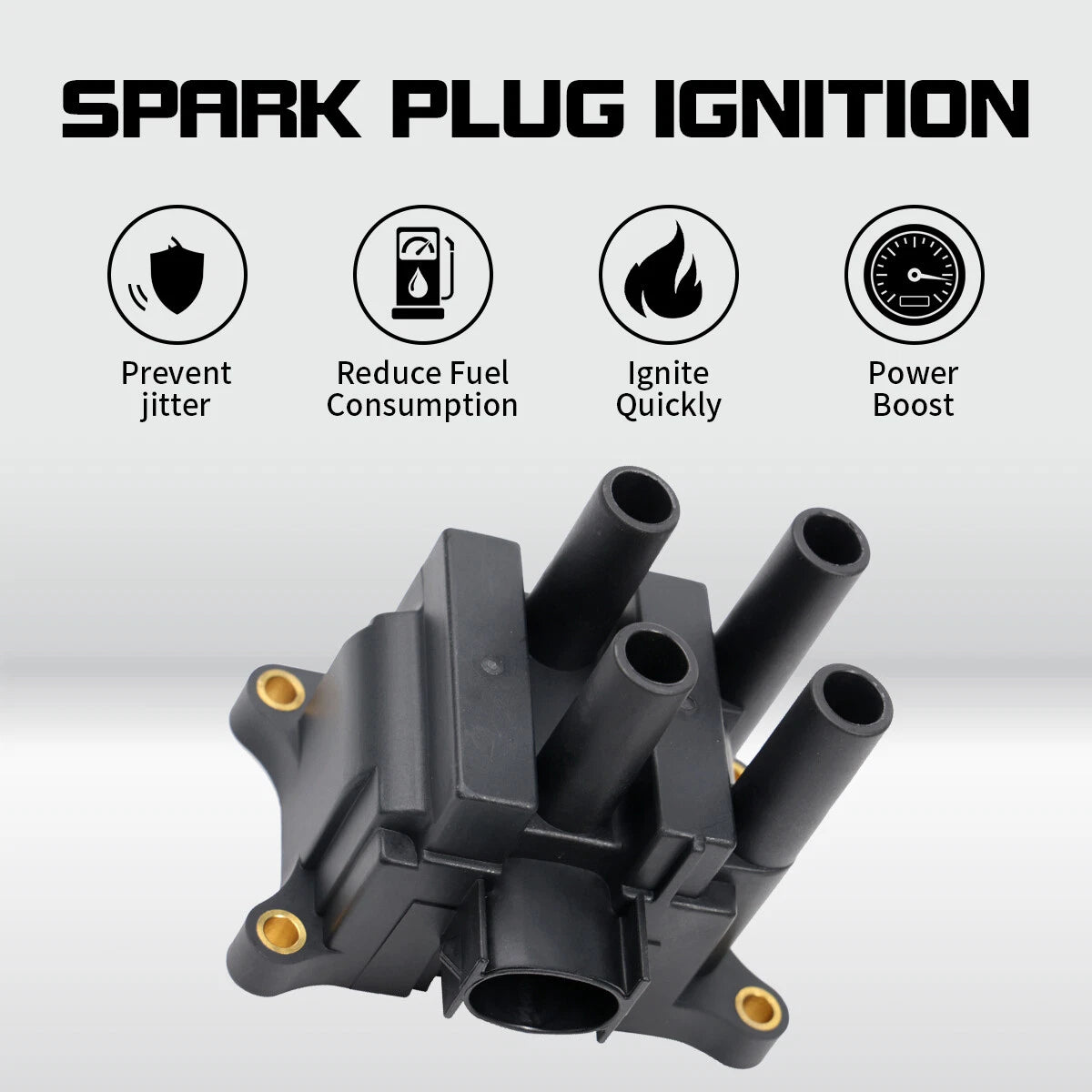 Ignition Coil Set of 4 for Ford Focus Fiesta Kia Escape (FD497 DG506 DG474 DG536 C1341)