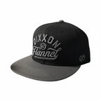 Snapback Hat for Men - Black Gray Adjustable (One Size)