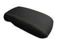 Console Lid Pull Over Cover Leather for Chevrolet Camaro (1997–2002) Yellow Stitch