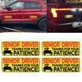 Senior Driver Reflective Car Magnet for Elderly Drivers (2020–2025)