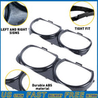 Set of 2 Headlight Bezel Covers for Dodge Challenger (2015–2021)