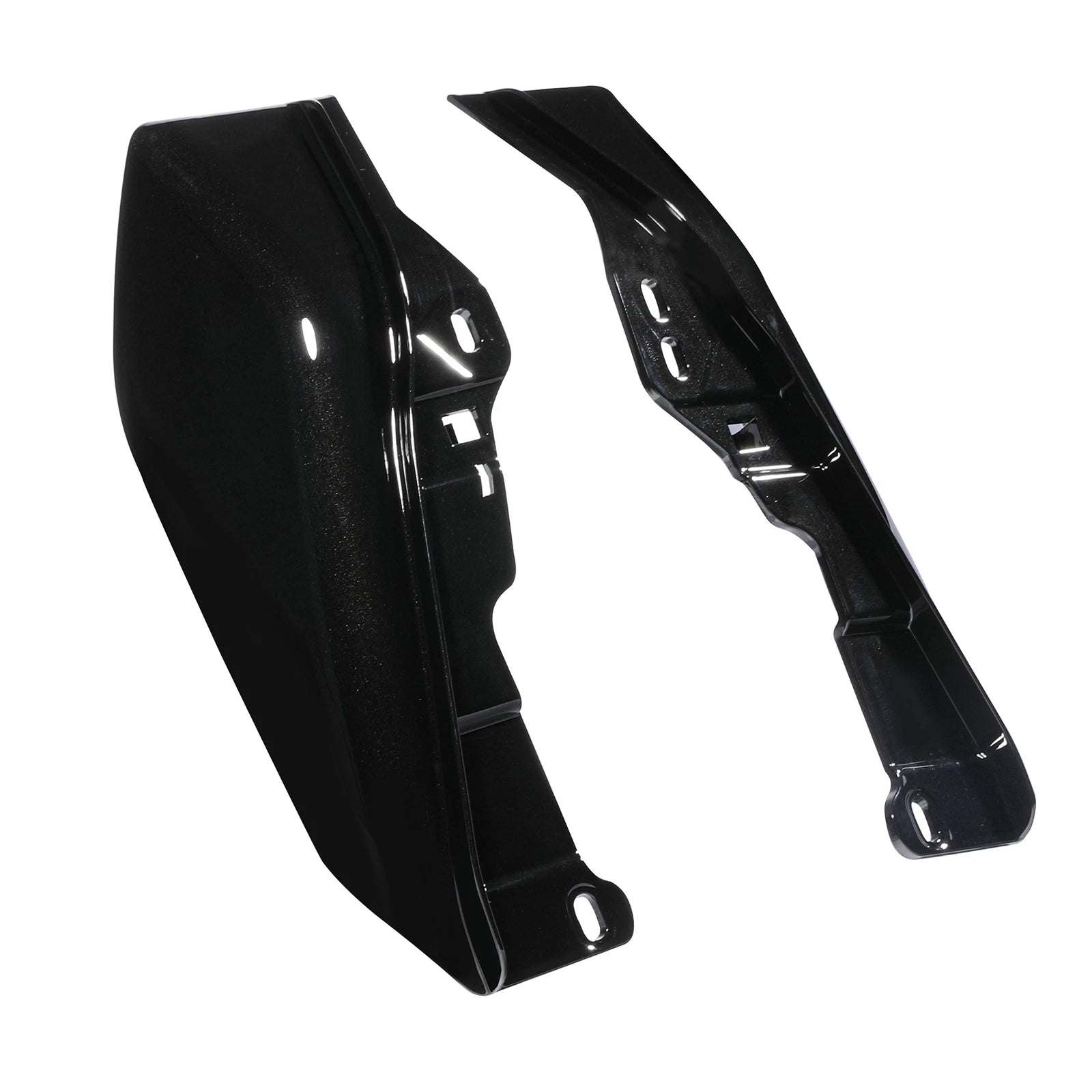 Mid-Frame Air Deflectors for Harley Road Glide (2018) - Black