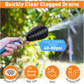 Drain Bladder Hose for Clogged Sewer Pipe Cleaning (1.5"-3")