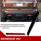 LED Smoke Lens Rear Bumper Reflectors for Ford Explorer (2011–2015)