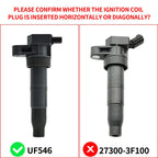 Set of 6 Ignition Coils & Spark Plugs for Hyundai Santa Fe, Kia Sorento, Sedona (UF546)