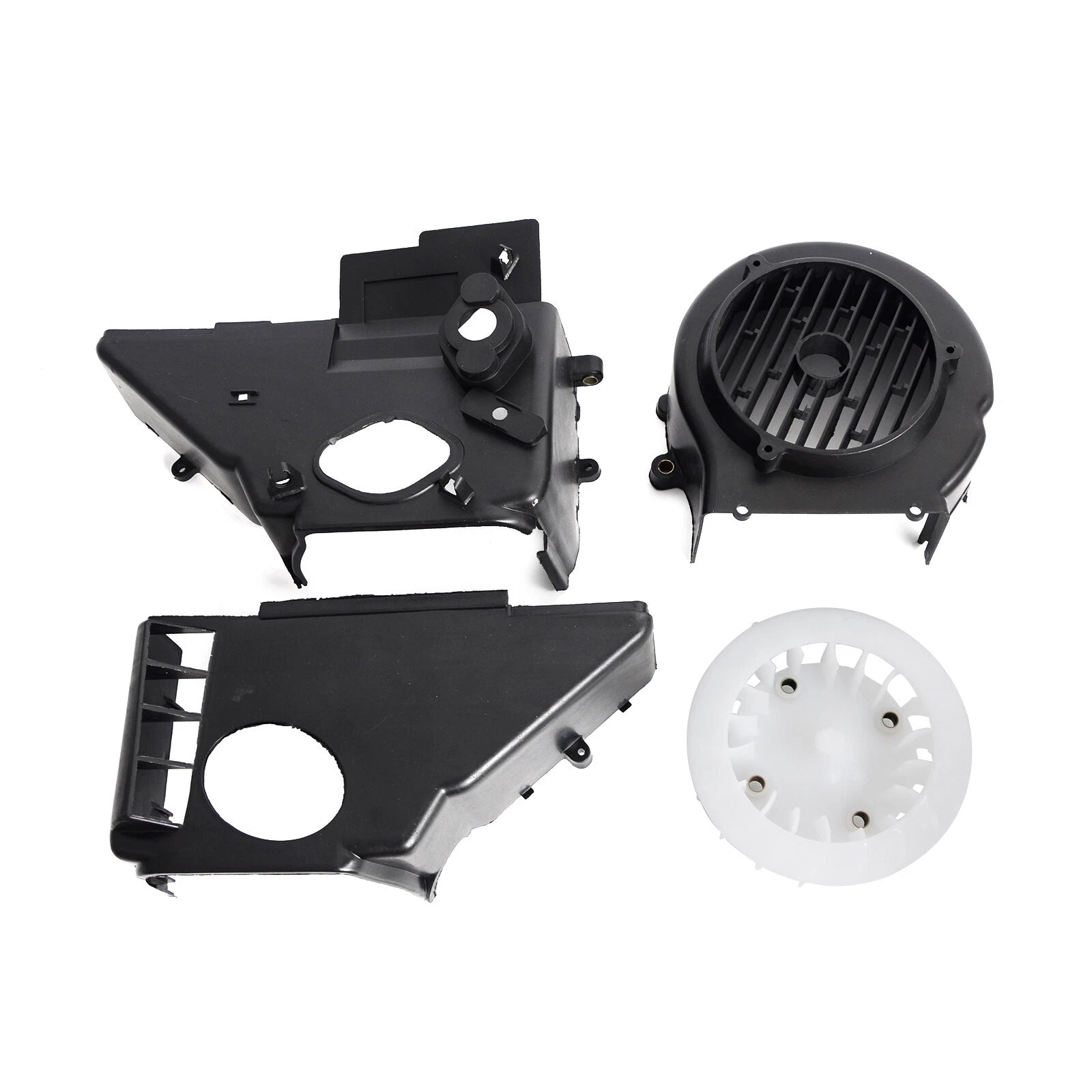 Air Cooling Shroud Assembly with Fan for GY6 150cc ATV Go Kart Scooter