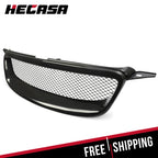 Mesh Front Grille for Toyota Corolla (2003-2007) Glossy Black Metal