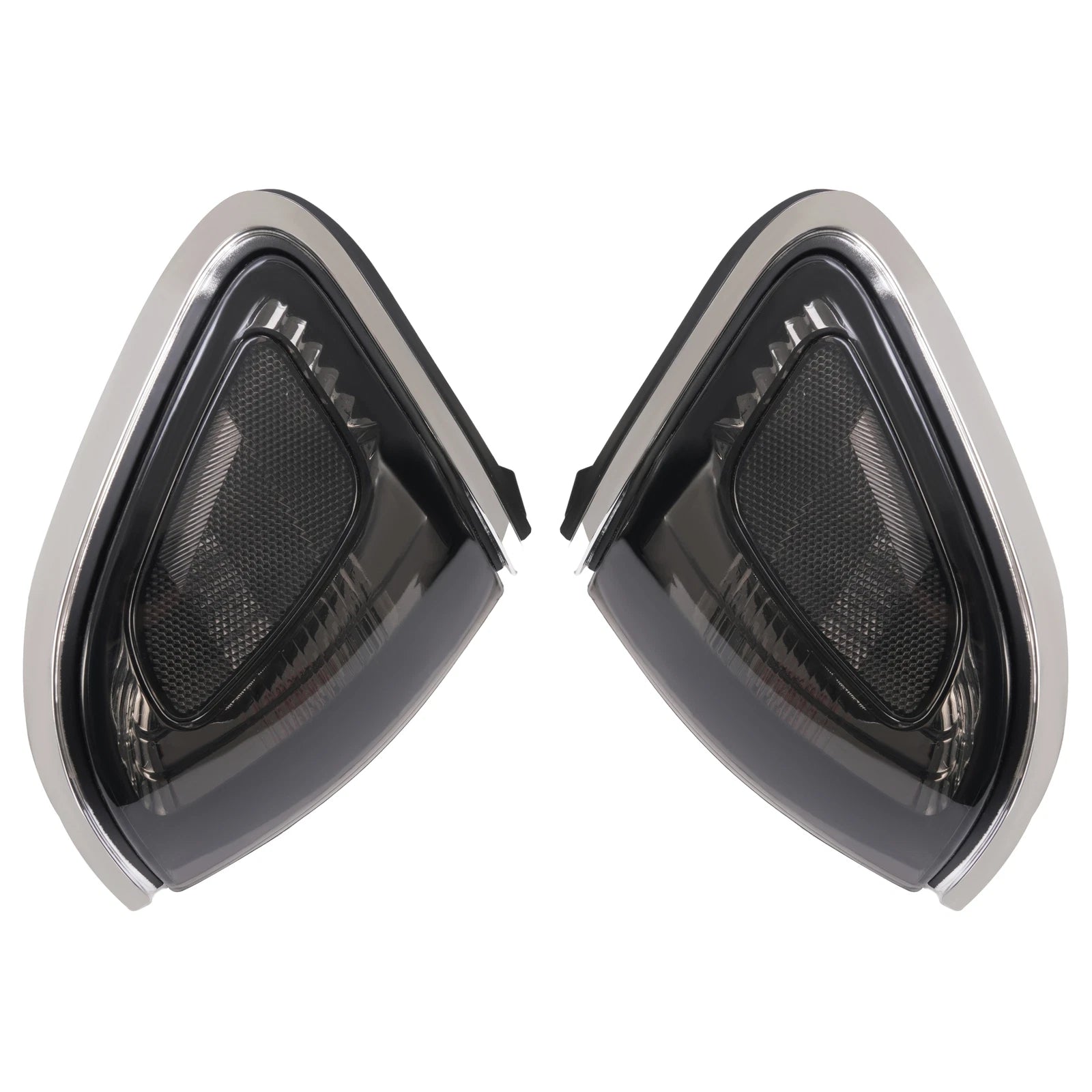 2Pcs Turn Signal Light Corner Light W/Bulbs for Toyota Tacoma (2001–2004) Smoke Chrome