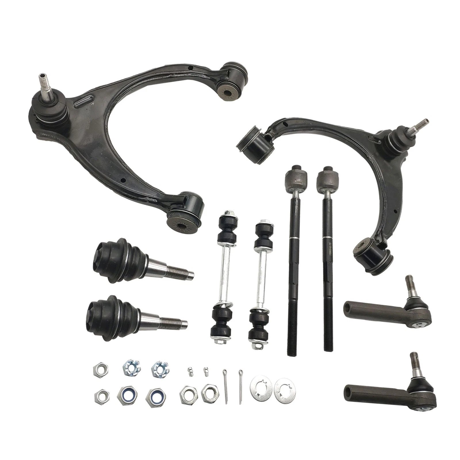 Set of 10 Front Upper Control Arms Tie Rods for Yukon Silverado Sierra 1500 (2014–2019)