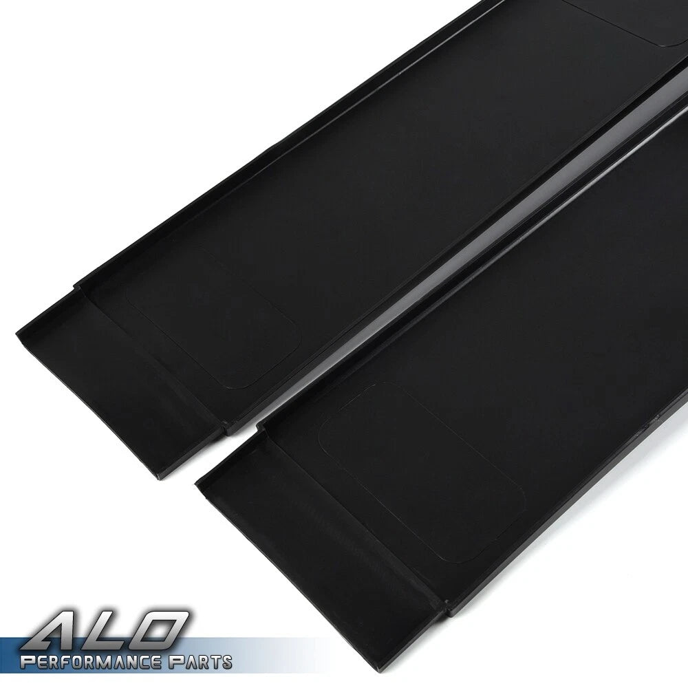 Set of 4 Universal Car Side Skirt Extensions for Most Vehicles