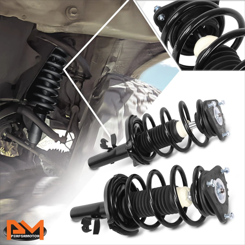 Complete Front Left Right Struts Assembly w/Coil Springs for Ford Focus (2012–2013)