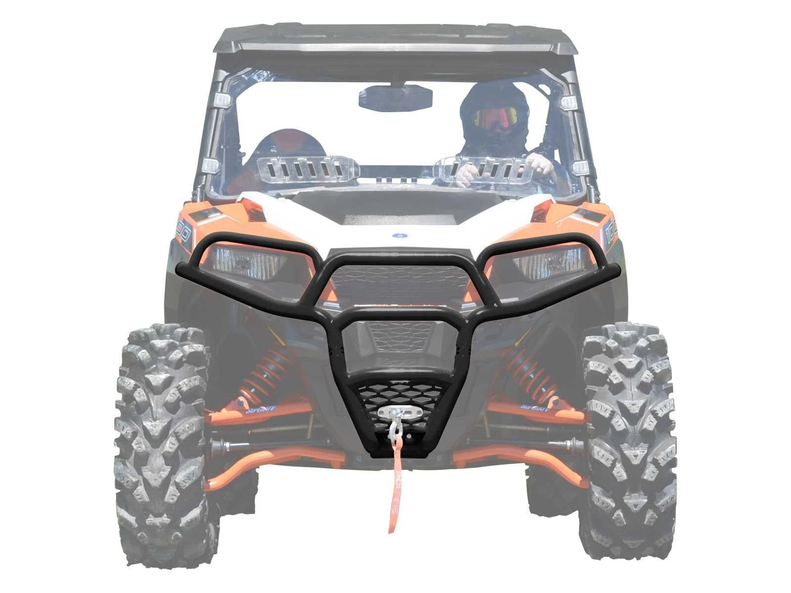 Heavy Duty Front Bumper for Polaris General 1000 (2016–2023) - Wrinkle Black