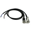 LED Switch Handlebar Mount for Universal Right Red Waterproof