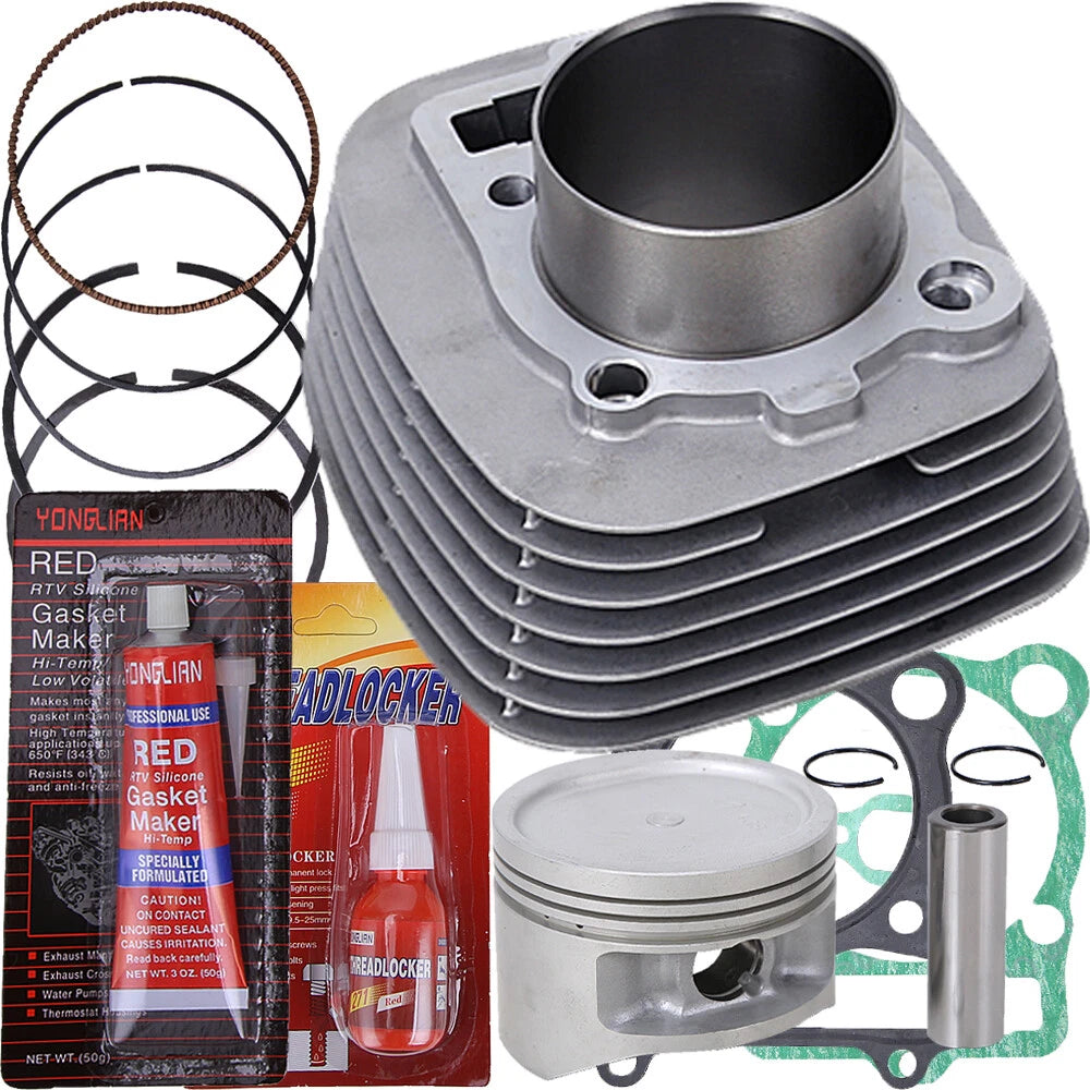 Top End Kit Cylinder Piston Gasket for Yamaha Bruin 350 YFM350FA (2004–2006)