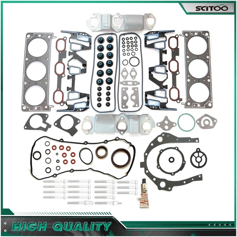 Head Gasket Set & Lower Gasket Set with Head Bolts for Pontiac Montana (1999–2005)