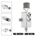 2L Oil Catch Can Tank 10AN for Universal Applications (Baffled, Silver)