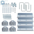 Set of 4 Galvanized Swivel Top Bunk Brackets for Boat Trailer