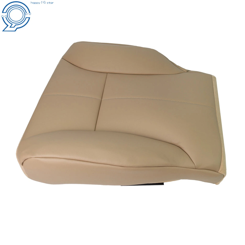 Tan Leather Driver Bottom Seat Cushion Cover for Ram 1500 2500 3500 (1998–2002)