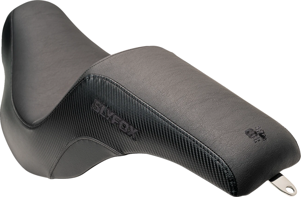 Lowrider Drifter Seat for SLYFOX (Black Logo, Smooth Vinyl, Carbon Fiber)