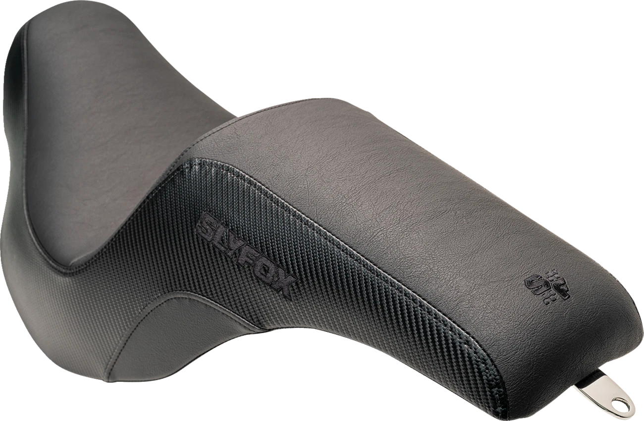 Lowrider Drifter Seat for SLYFOX (Black Logo, Smooth Vinyl, Carbon Fiber)